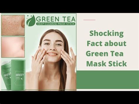 fake green tea mask